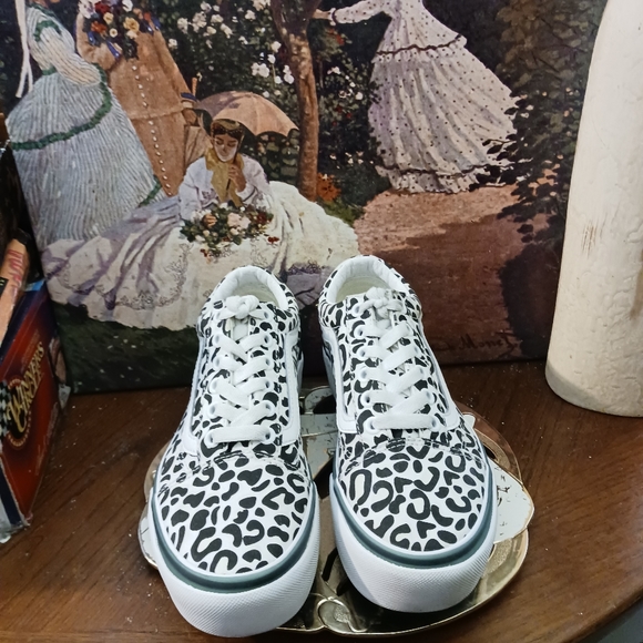 VANS 🛹Stacked Platform Blue,👟🐆Cheetah,Trendy SLIP Resistant. - Picture 2 of 16